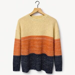 Merokeety Colorblock Knit Sweater